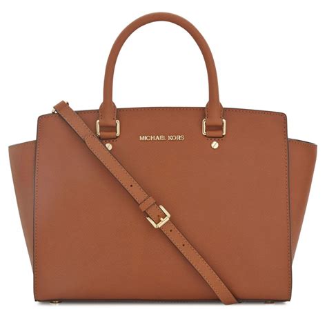 michael kors saffiano selma|Michael Kors saffiano leather tote.